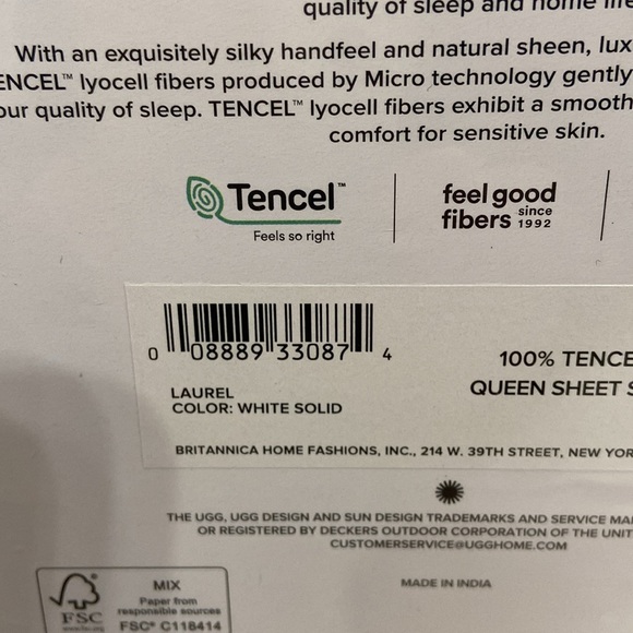 UGG LAUREL Queen Sheet Set - Picture 4 of 5